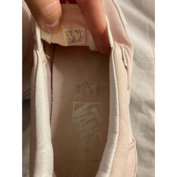 Soft Pink Minimalist Skater Slip-On Sneakers Vans Women’s 7.5 - Picture 4 of 6